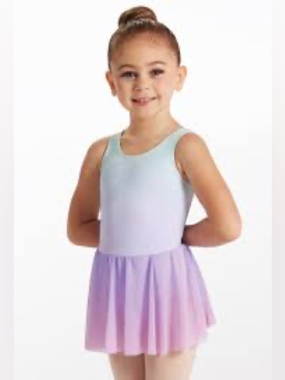 NWT - Weissman Dancewear Unitard Dress - Toddler Ombré